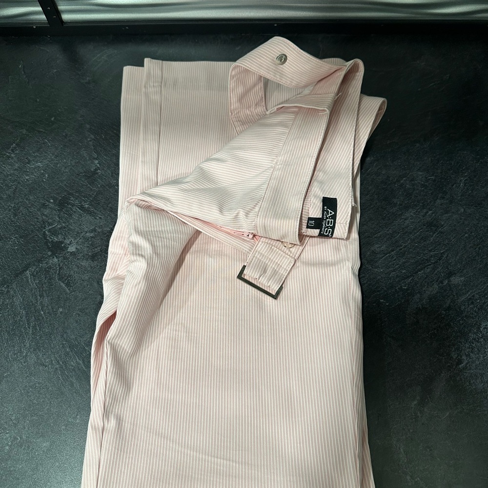 Allen Schwartz Women’s Flare Striped Pants